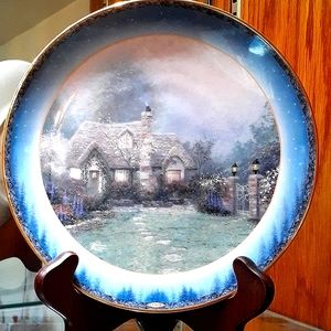 *VTG* LENOX~KINKADE PEACEFUL RETREATS~ "EVENING at MERRIOT'S COTTAGE" PLATE